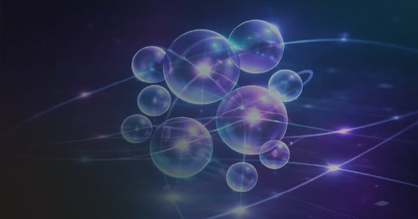 Abstract AI network spheres illustrating artificial intelligence planning, data readiness, and enterprise integration strategy