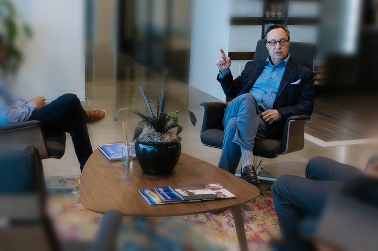 Executive conversation focused on gaining clarity around technology choices, implementation, and long-term business impact