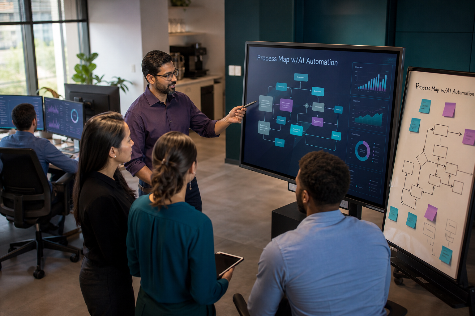 Modern Office Collaboration on Process Automation with AI