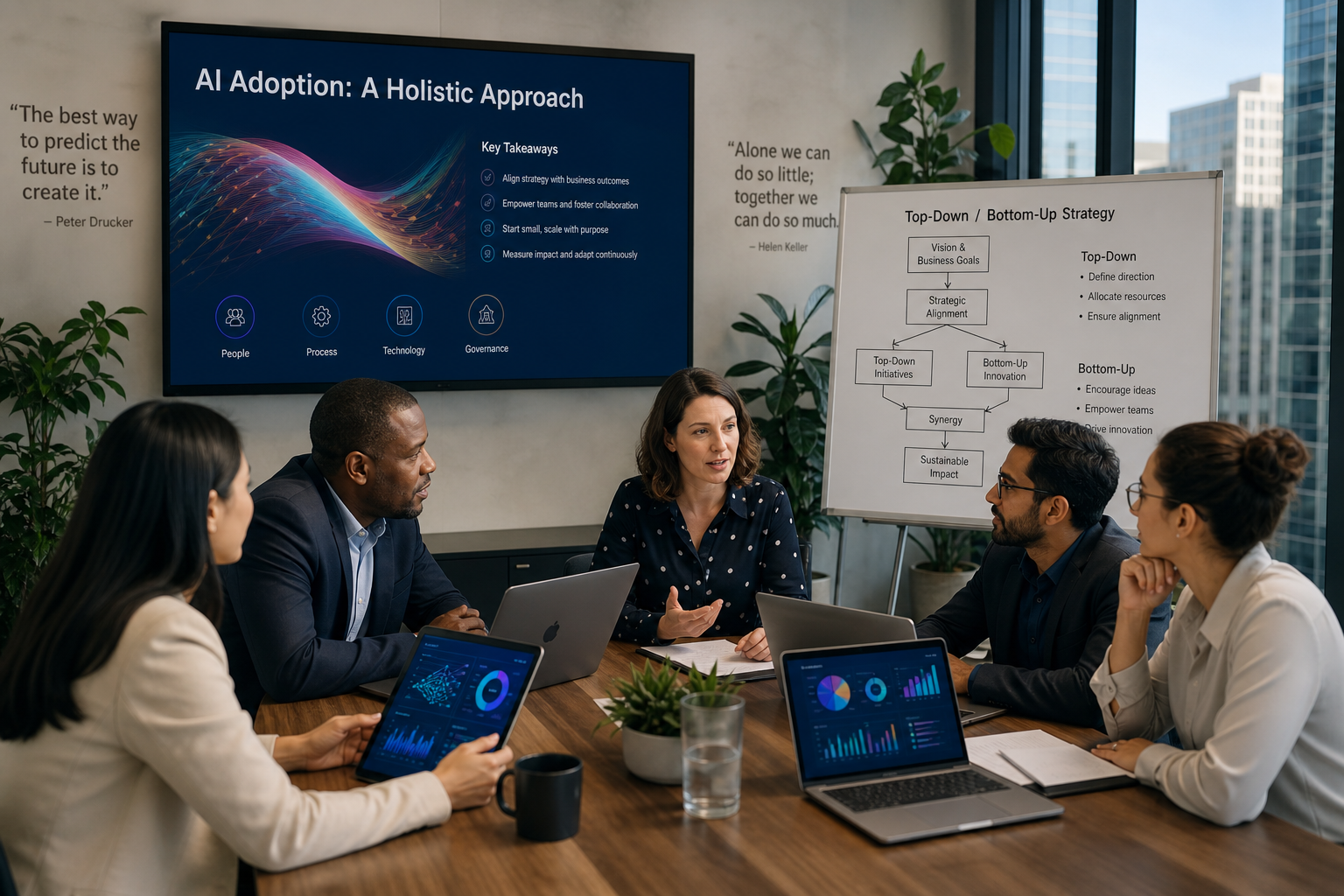 AI Adoption: Top-down and Bottom-up