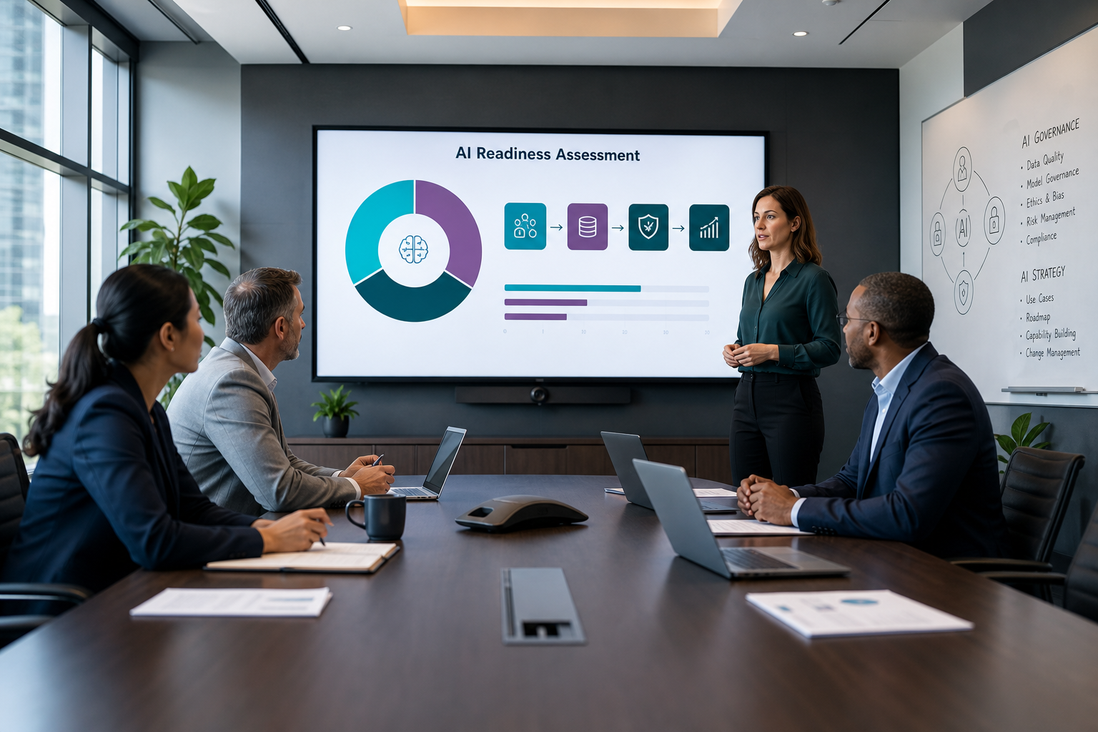 Modern Office Collaboration on the importance of AI Readiness and Governance assessments.