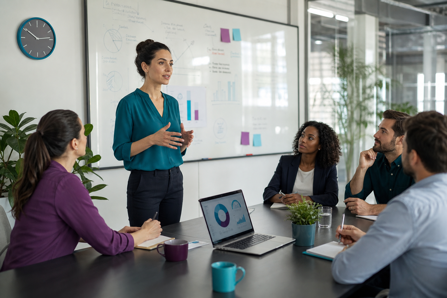 Modern Office Collaboration on establishing clear objectives before beginning an AI initiative.
